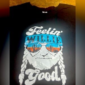 Black Graphic Tee with Fun Design